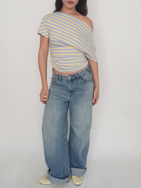 PLUM TOP // duo color