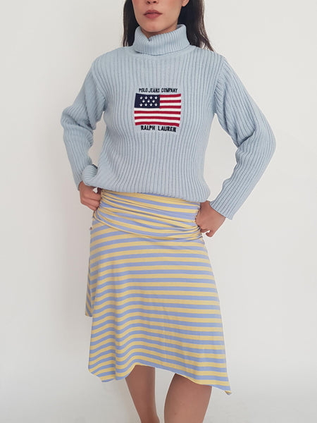 QUINCE SKIRT / duo color