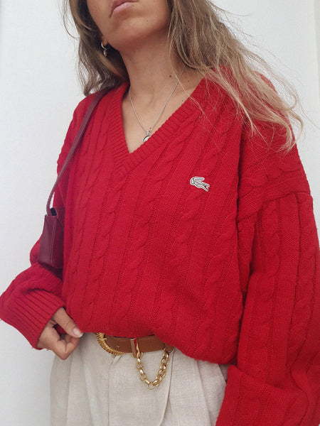 VINTAGE KNIT LACOSTE