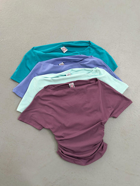 PLUM TOP // turquoise