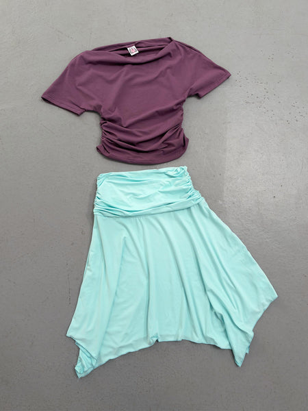 PLUM TOP // aubergine