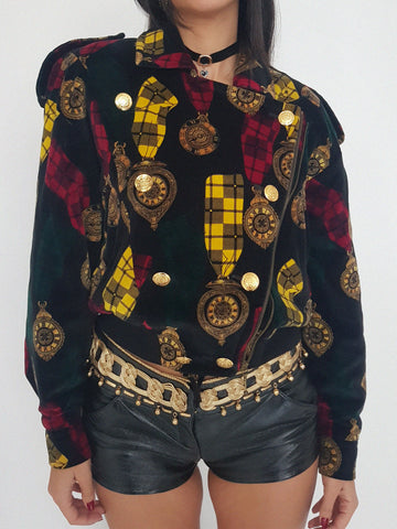 ESCADA VELVET COAT // 1997