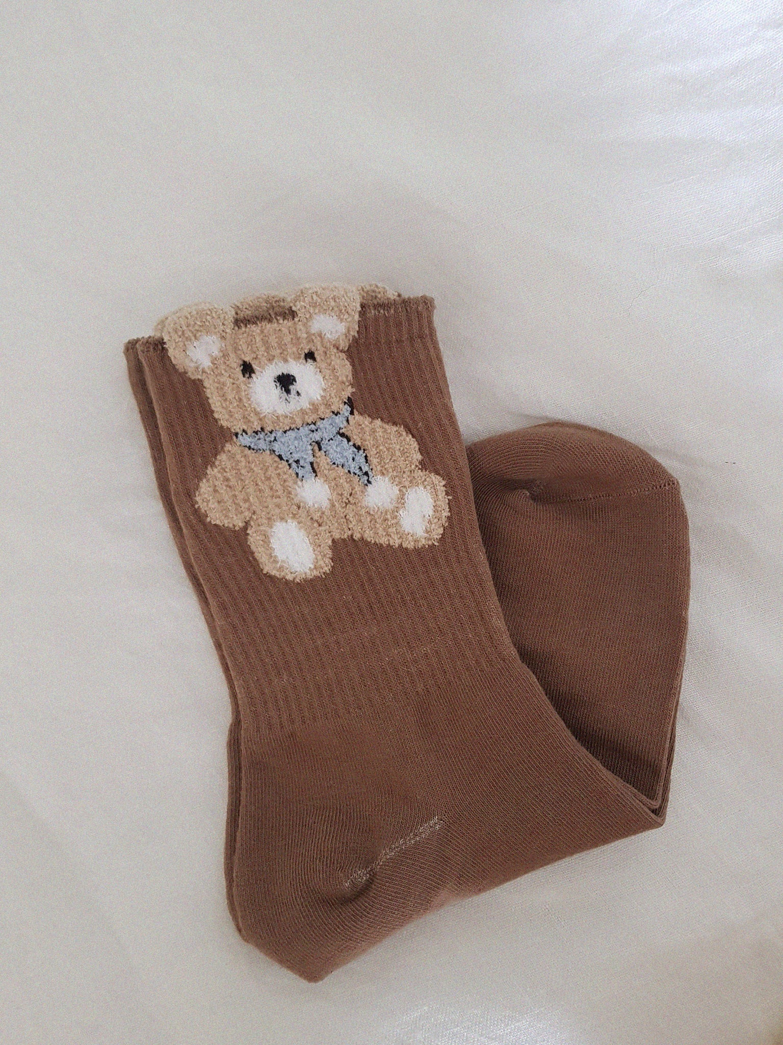 TEDDY SOCKS // BROWN