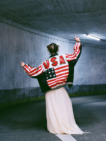 RACING LEATHER COAT // RARE