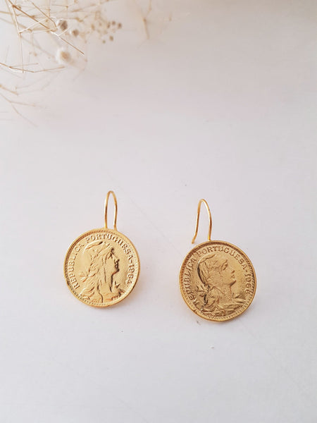 COIN EARRINGS // handmade in portugal