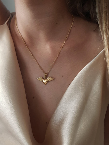 HEARTBIRD necklace // GOLD