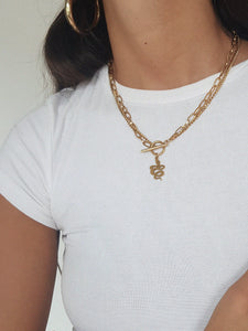SNAKE NECKLACE // stainless steal