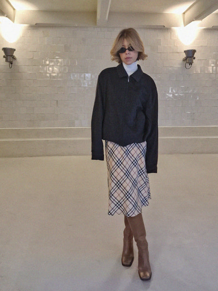 BURBERRY MIDI SKIRT WOOL