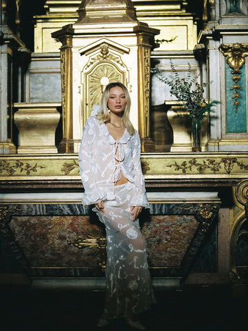 MAGNOLIA SHIRT  // white