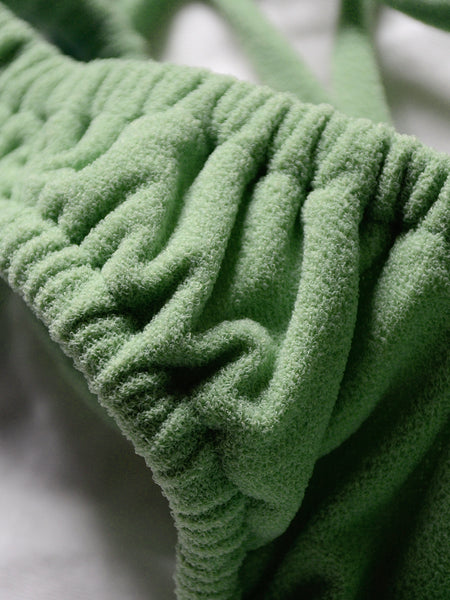 MOGLI TOP //  terry towel green